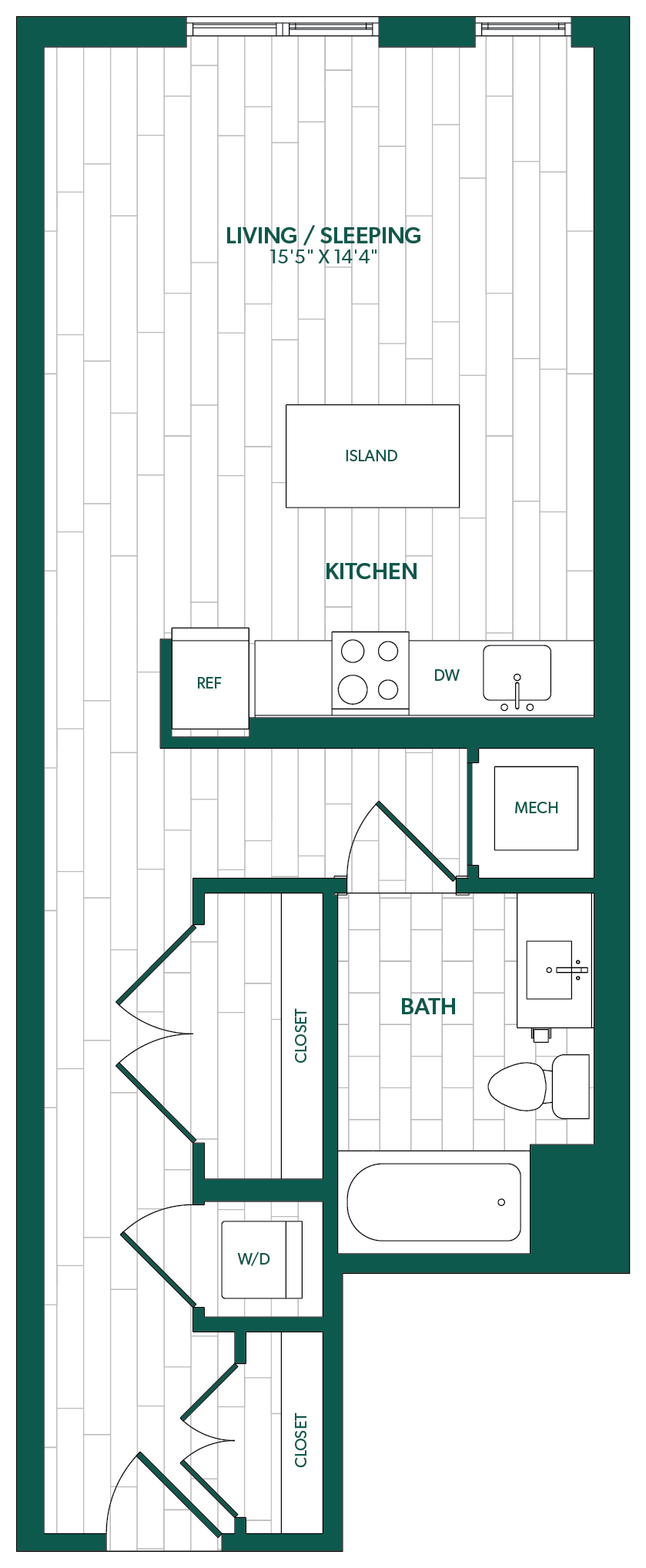 Floor Plan Image of Apartment Apt 0821
